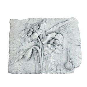 Daffodil Botanical Wall Art Ceramic Panel